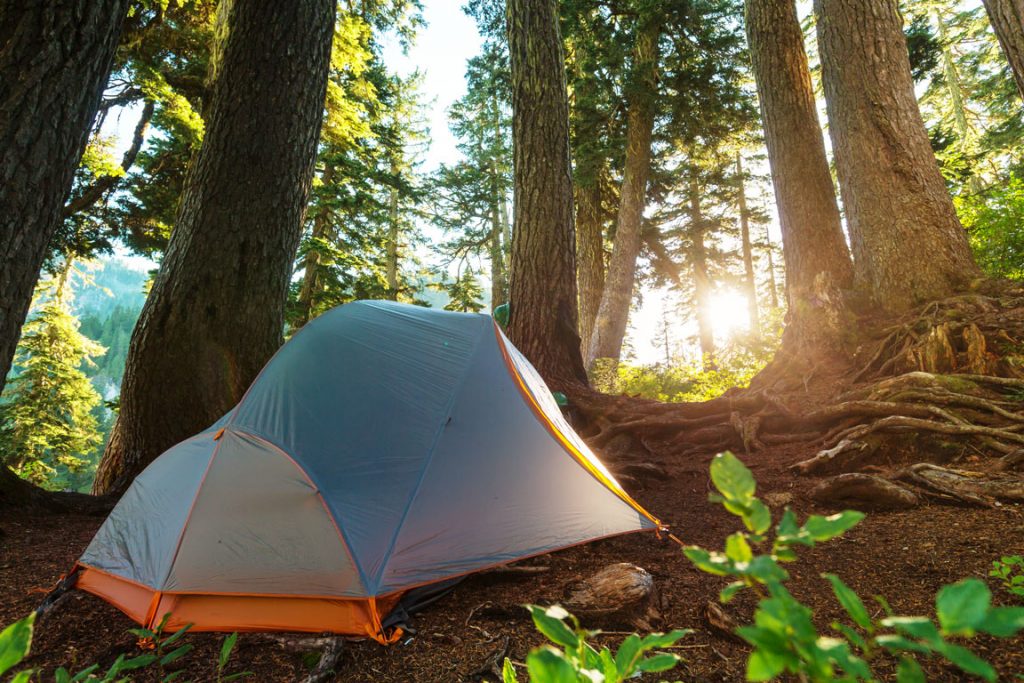 camping tips setting up tent
