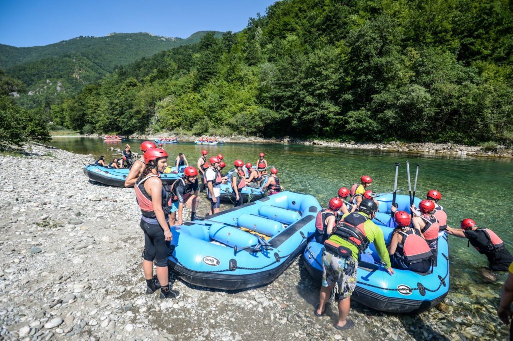 porodični rafting na Tari